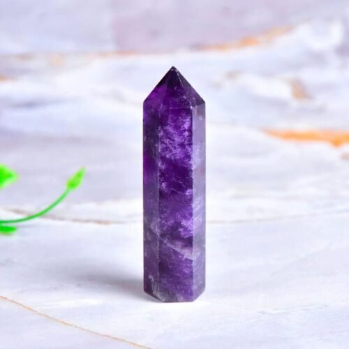 Natural Amethyst Hexagonal Crystal - Image 4