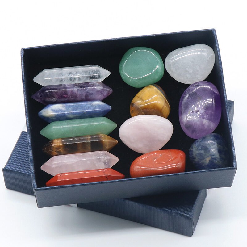 7 Yoga Stones Set Gift Box - Image 2