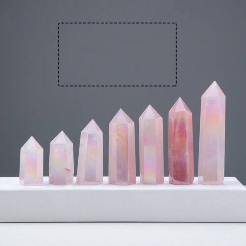 Pink Electroplating Crystal Hexagonal - Image 4