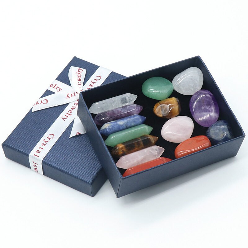 7 Yoga Stones Set Gift Box