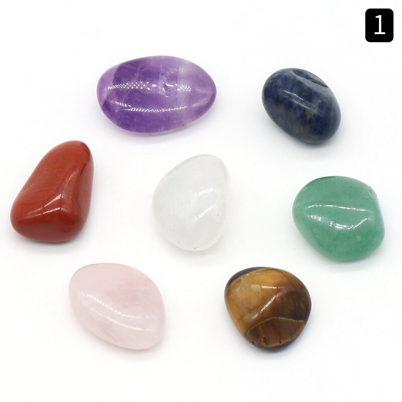 7 Yoga Stones Set Gift Box - Image 3