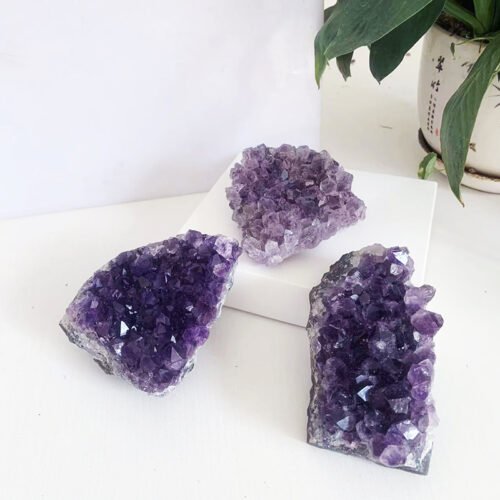 Natural Crystal Amethyst Block Ornaments - Image 7