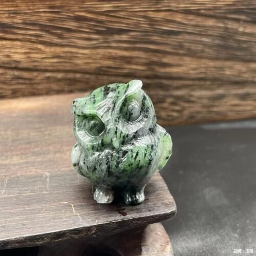 3.5cm Natural Crystal Owl - Image 3