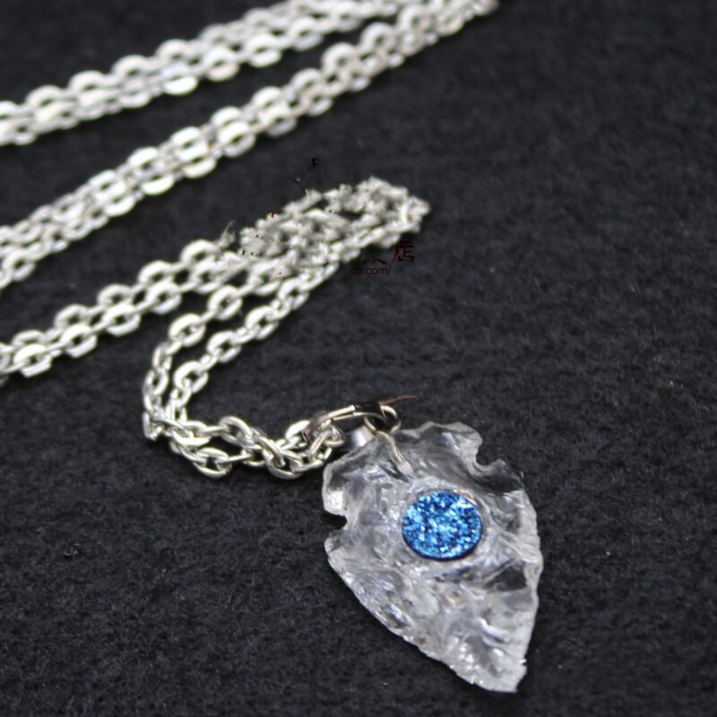 Crystal Rough Pendant Necklace - Image 6