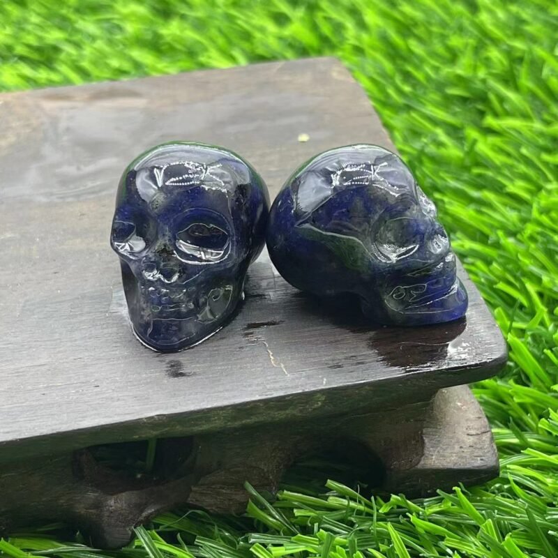 Natural Crystal Carved Skull - Image 9