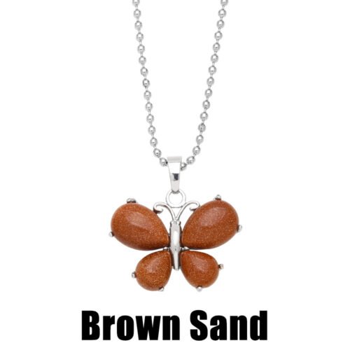 Crystal Butterfly Necklace Pendant - Image 6