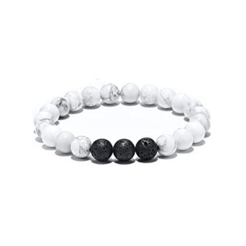 Tiger Eye Volcanic Stone Bracelet Men's Bracelet - Image 3