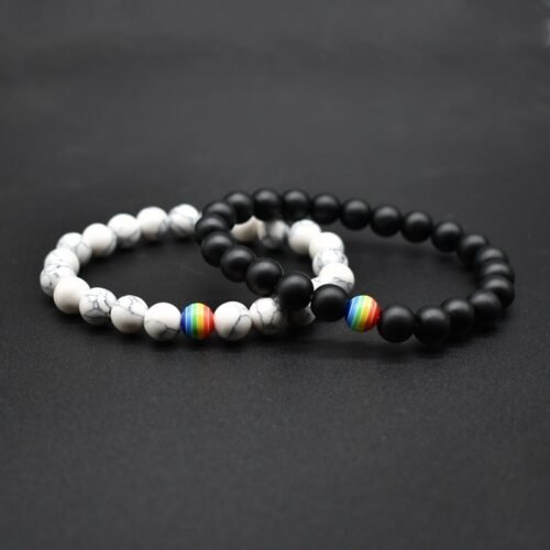 Couple Bracelets Volcanic Stone Bracelet - Image 2