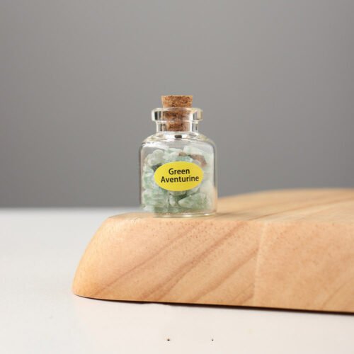 Natural Raw Crystals Glass Bottle - Image 10