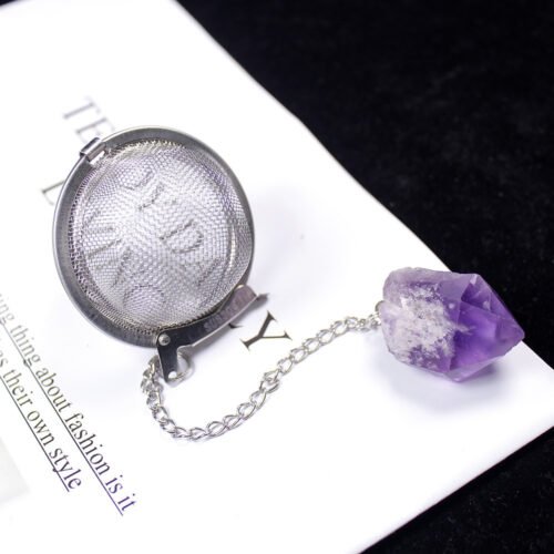 Natural Crystal Tea Filter Stainless Steel - Image 4