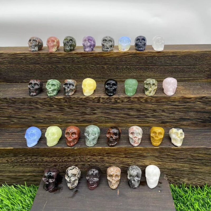 Natural Crystal Carved Skull - Image 10