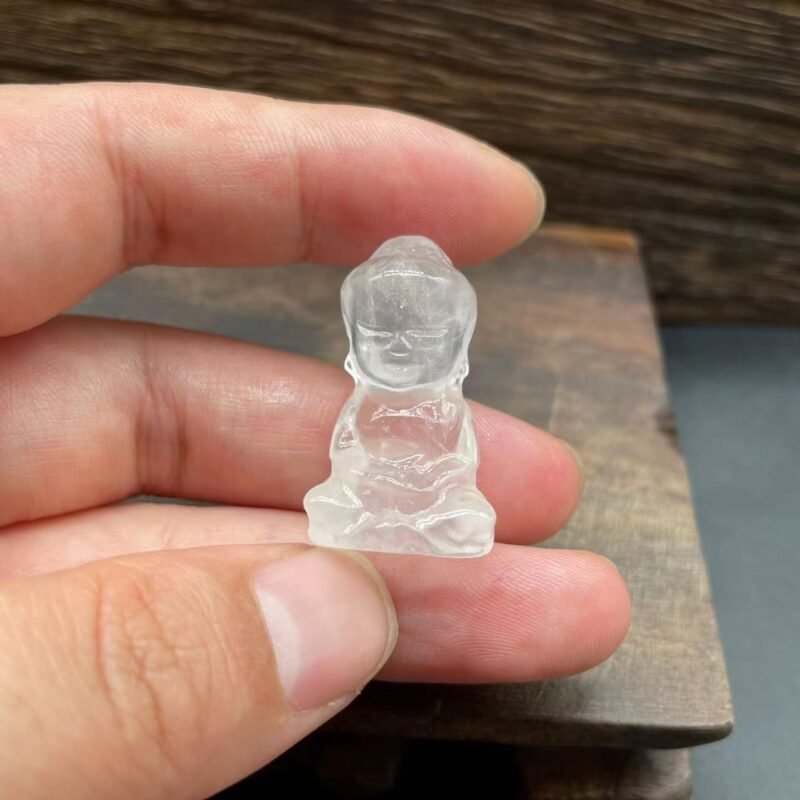 3cm Natural Crystal Buddha Statue - Image 8