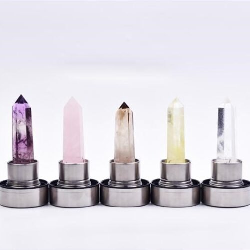 Natural hexagonal crystal energy glass water cup - Image 3