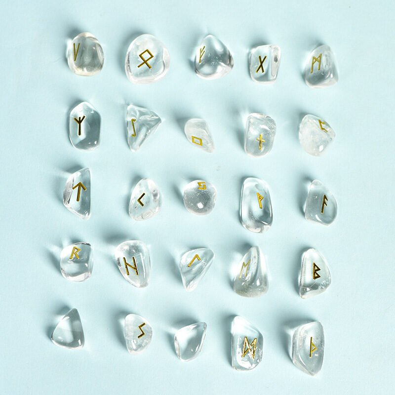 Letters Natural Crystal Oval - Image 5