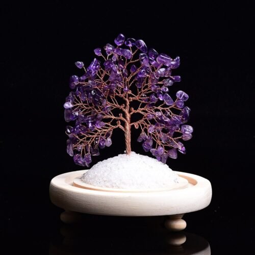 Natural Amethyst Flower Tree - Image 6