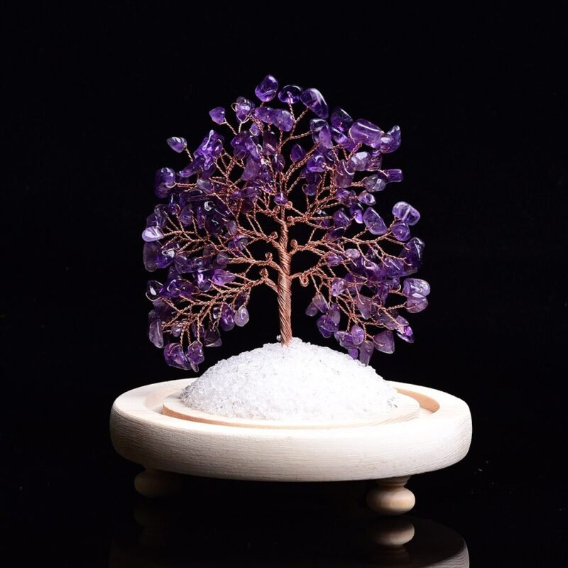 Natural Amethyst Flower Tree - Image 6