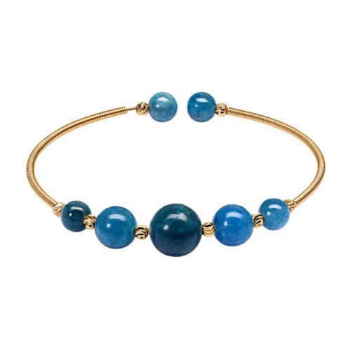 Natural Crystal Round Stone Bracelet - Image 7