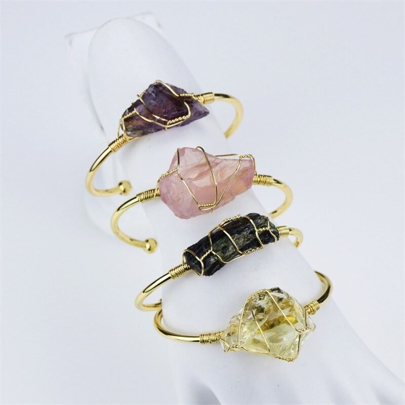 Natural Crystal Stone Bracelet