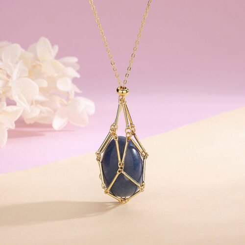 Natural Crystal Pendant Necklace - Image 5