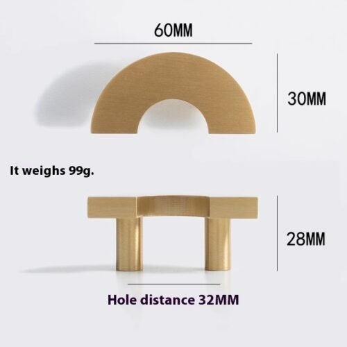 Natural Crystal Furniture Drawer Circular - Image 3
