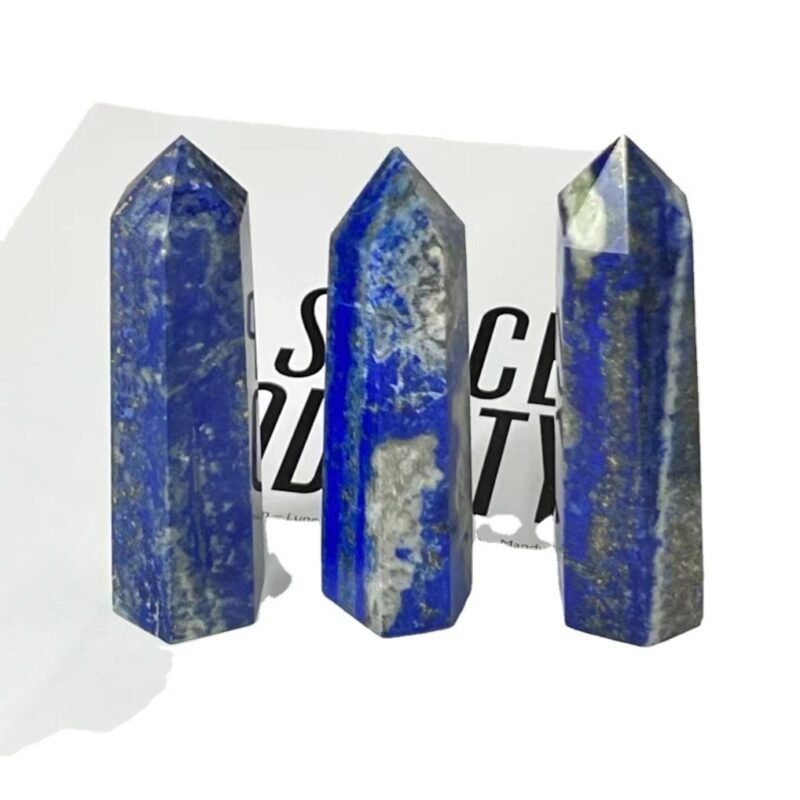 Natural Crystal Hexagonal Column Lapis Lazuli - Image 2