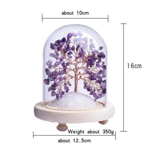 Natural Amethyst Flower Tree - Image 2