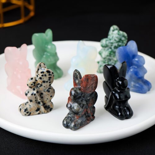 Natural Crystal Butterfly Sculpture - Image 7