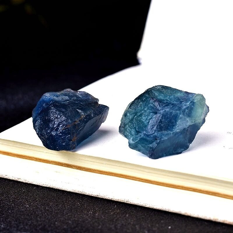 Natural Raw Blue Fluorite Crystal - Image 5