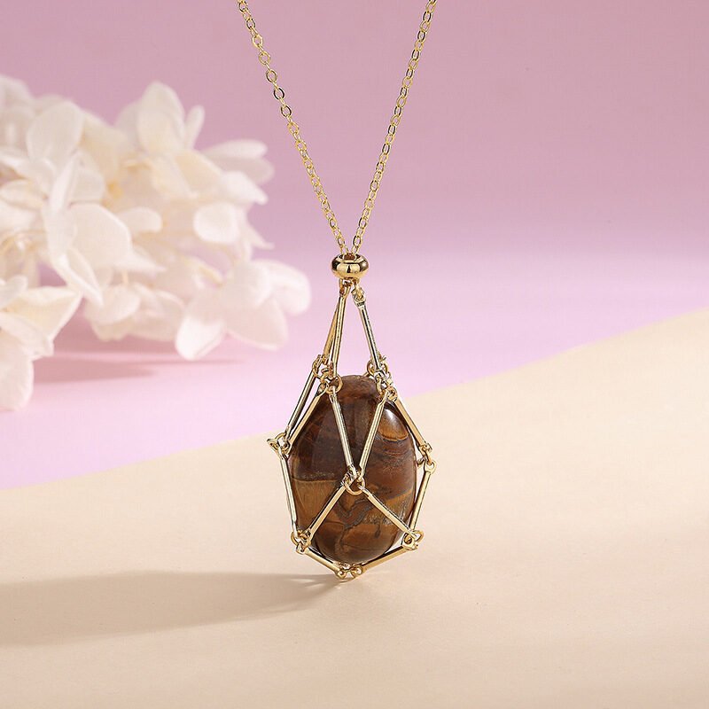 Natural Crystal Pendant Necklace - Image 7