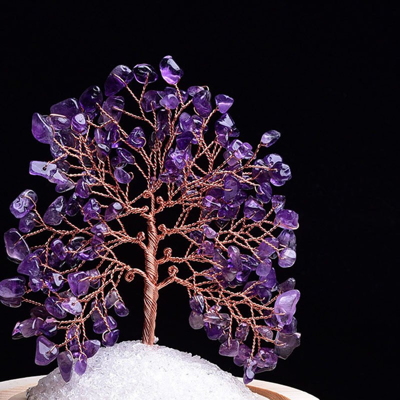 Natural Amethyst Flower Tree - Image 4