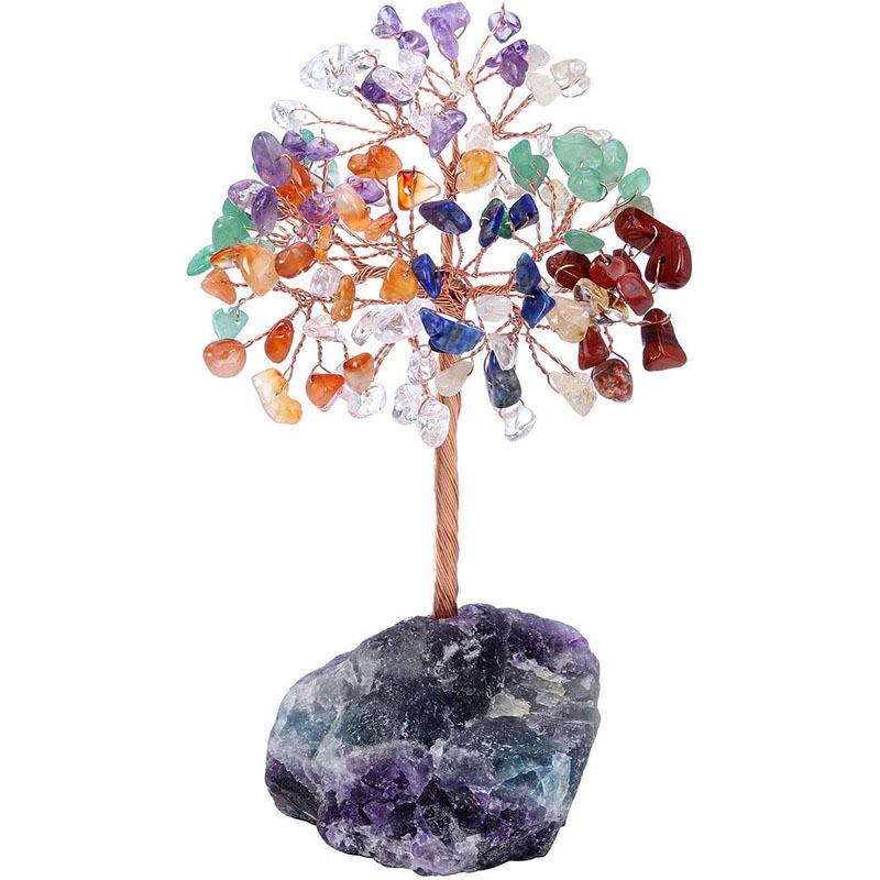 Natural Crystal Tree Fluorite Base Ornaments - Image 4