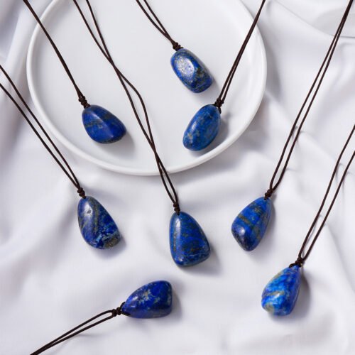 Natural Crystal Lapis Lazuli Pendant - Image 5