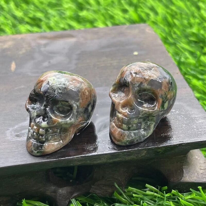 Natural Crystal Carved Skull - Image 4