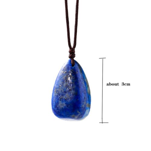 Natural Crystal Lapis Lazuli Pendant - Image 2