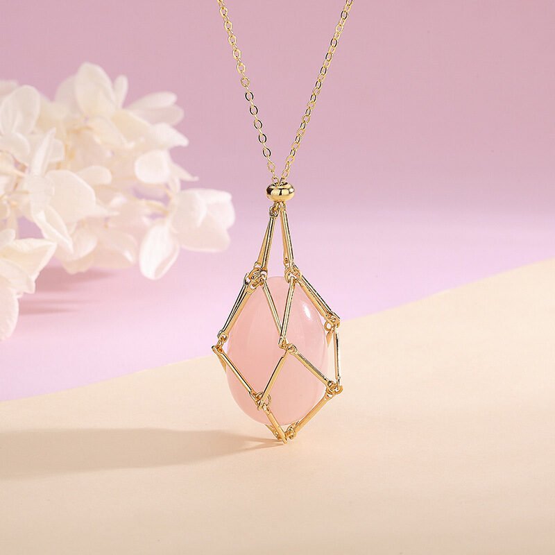 Natural Crystal Pendant Necklace - Image 10