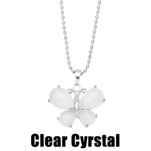 Crystal Butterfly Necklace Pendant - Image 5