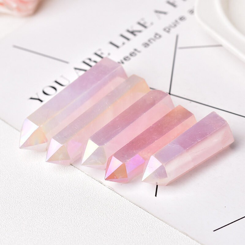 Natural Pink Crystal Hexagonal - Image 4