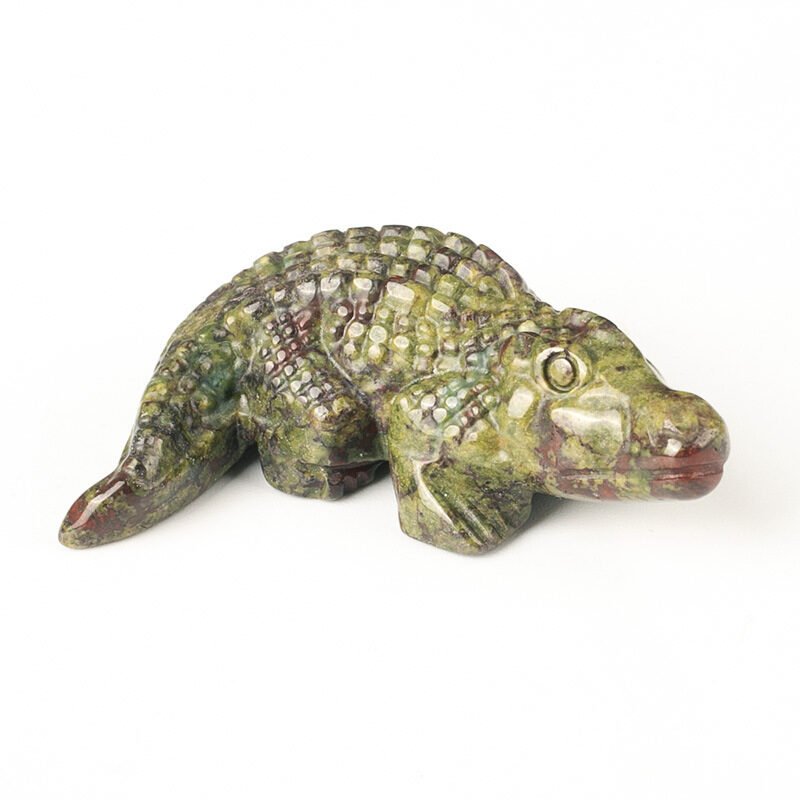 Natural Crystal Crocodile Carving Ornaments - Image 4