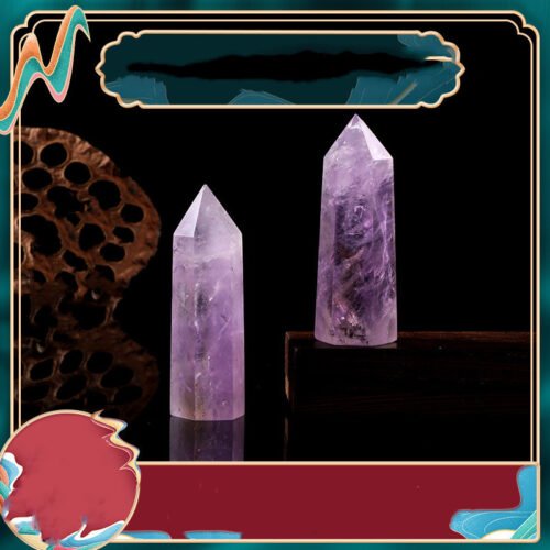 Natural Amethyst Hexagonal Crystal - Image 3