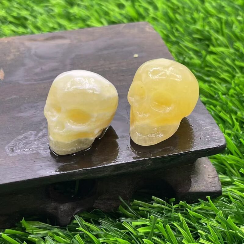 Natural Crystal Carved Skull - Image 7