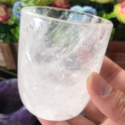 Sculpted Mug In Natural White Crystal - Image 3