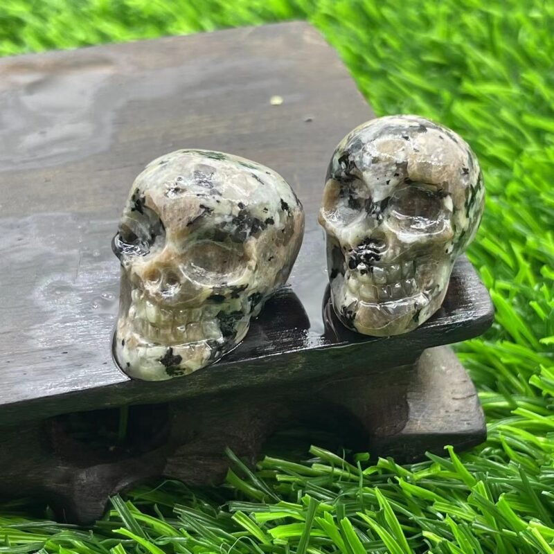 Natural Crystal Carved Skull - Image 8