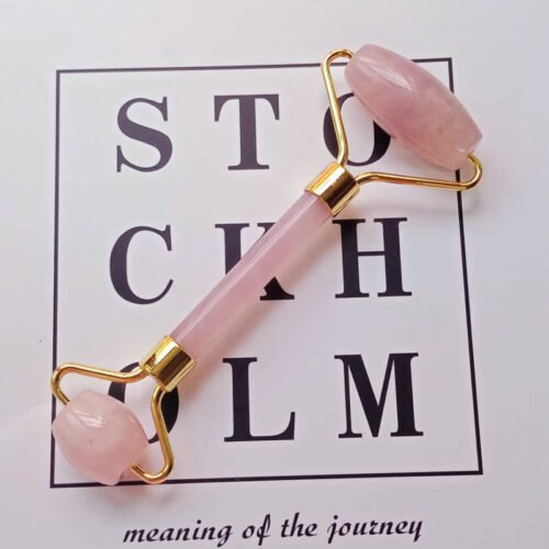 Natural Crystal Jade Roller Beauty Face Lifting Massager - Image 3