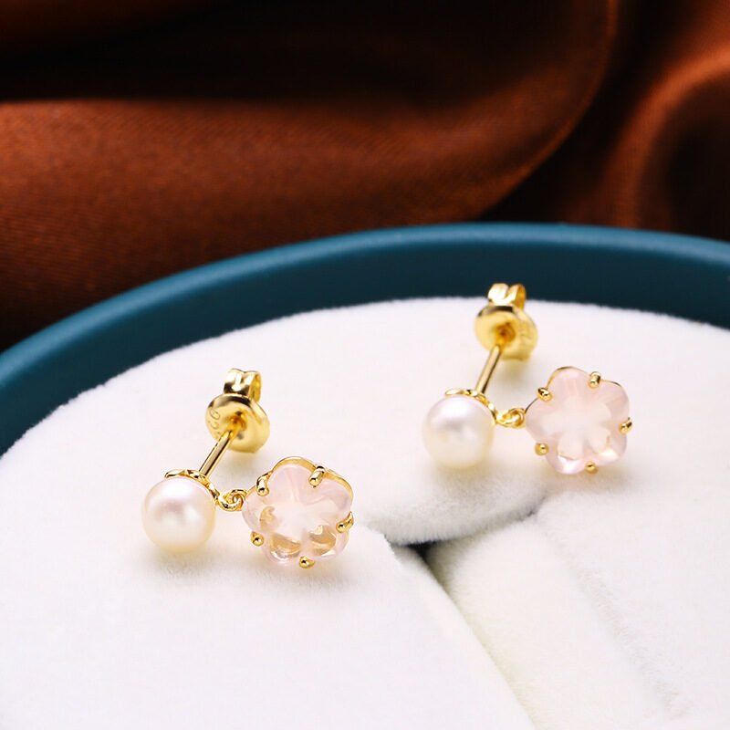 Anti Allergic Natural Pearl Earrings