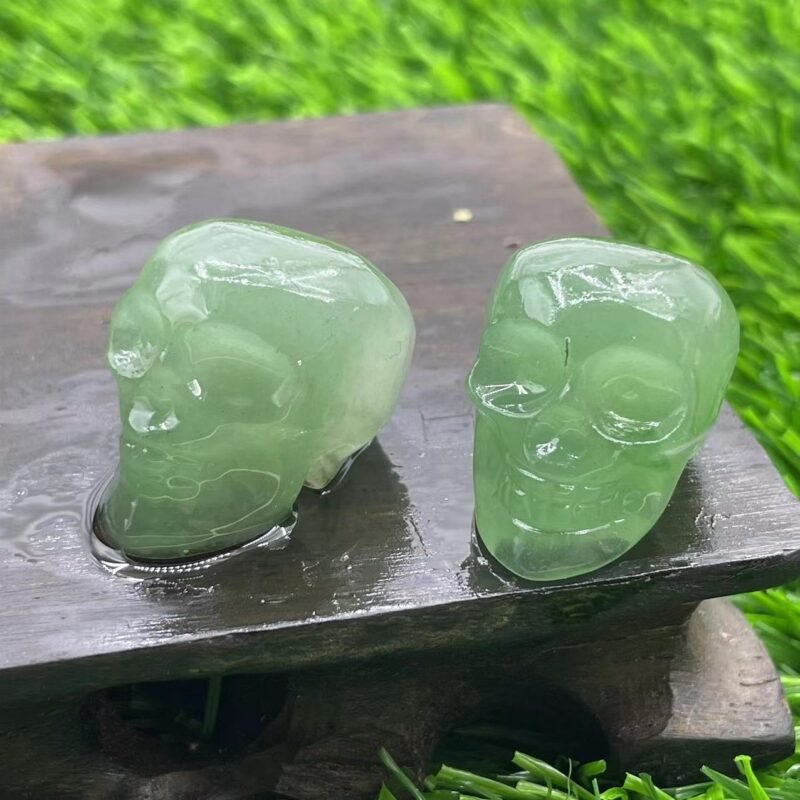 Natural Crystal Carved Skull - Image 2