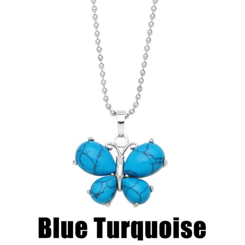 Crystal Butterfly Necklace Pendant - Image 9