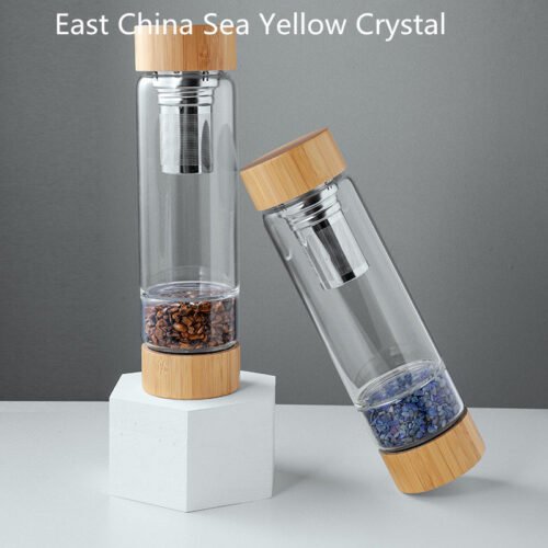 Natural Crystal Crushed Stone Glass Energy Cup - Image 7