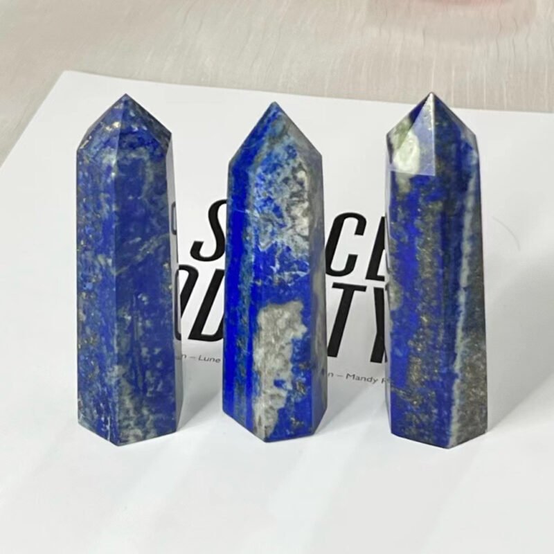 Natural Crystal Hexagonal Column Lapis Lazuli