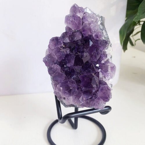 Natural Crystal Amethyst Block Ornaments - Image 3