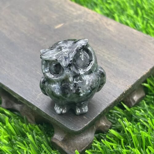 3.5cm Natural Crystal Owl - Image 6